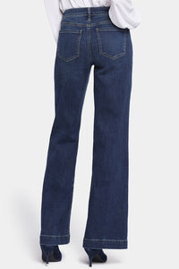 Teresa Wide Leg Jeans Medium Blue Premium Denim | Cambridge | Pants | NYDJ