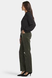 Marilyn Straight Corduroy Pants | Vine Leaf | Pants | NYDJ