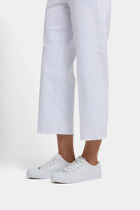 Coco Relaxed Wide Leg Crop Jeans | Optic White | Pants | NYDJ