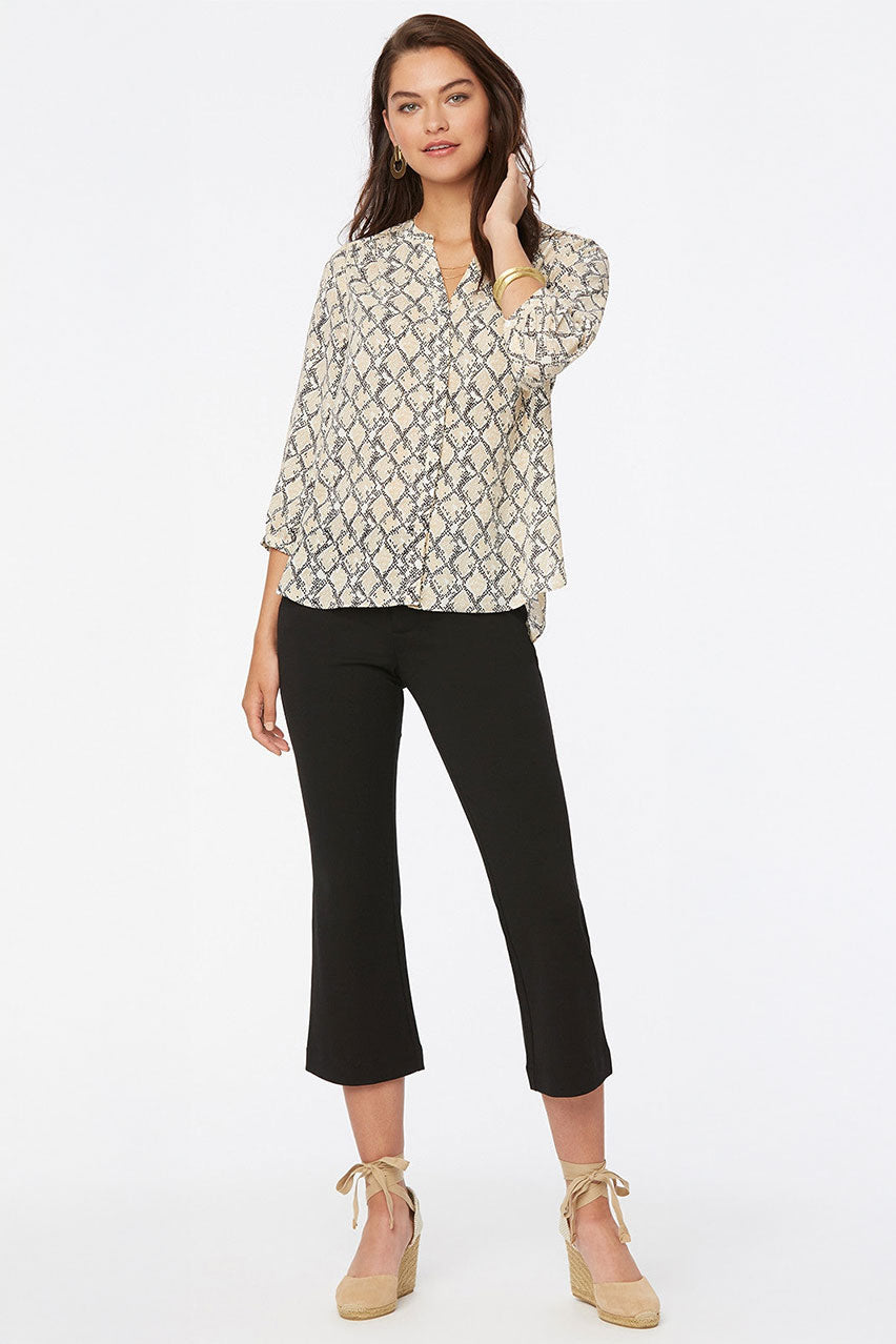 Pintuck Blouse Snake Print | Midland Snake | Blouse | NYDJ