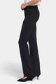 Slim Trouser Pants In Ponte Knit | Black | Pants | NYDJ