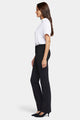 Slim Trouser Pants In Ponte Knit | Black | Pants | NYDJ