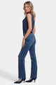 No Gapper™ Marilyn Straight Jeans In Sure Stretch® Denim With Striped Stretch Back Waistba | Valencia Surf | Pants | NYDJ