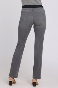 No Gapper™ Marilyn Straight Jeans in Sure Stretch® Denim | Dusty Ash