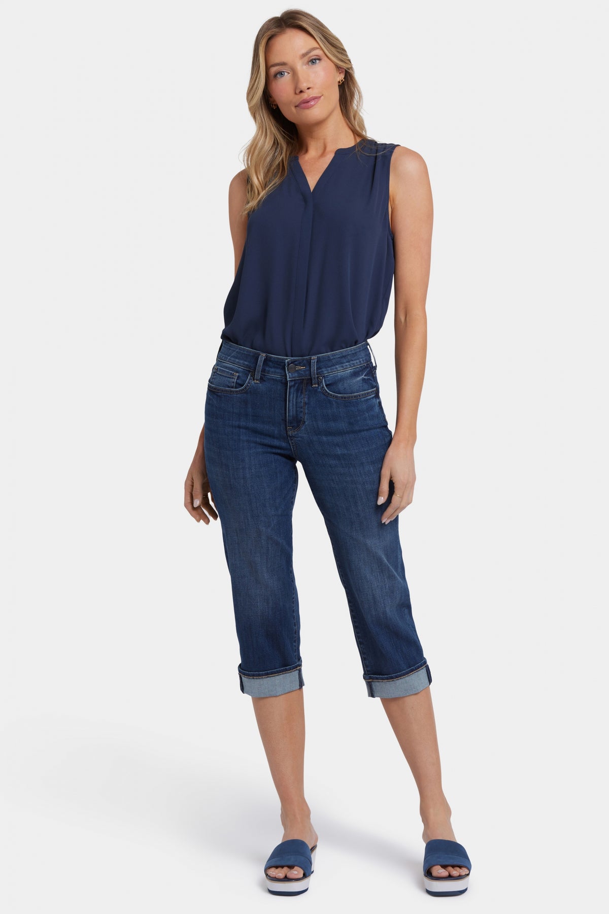 Marilyn Straight Crop Jeans In Cool Embrace® Denim | Rio Rapids | Pants | NYDJ