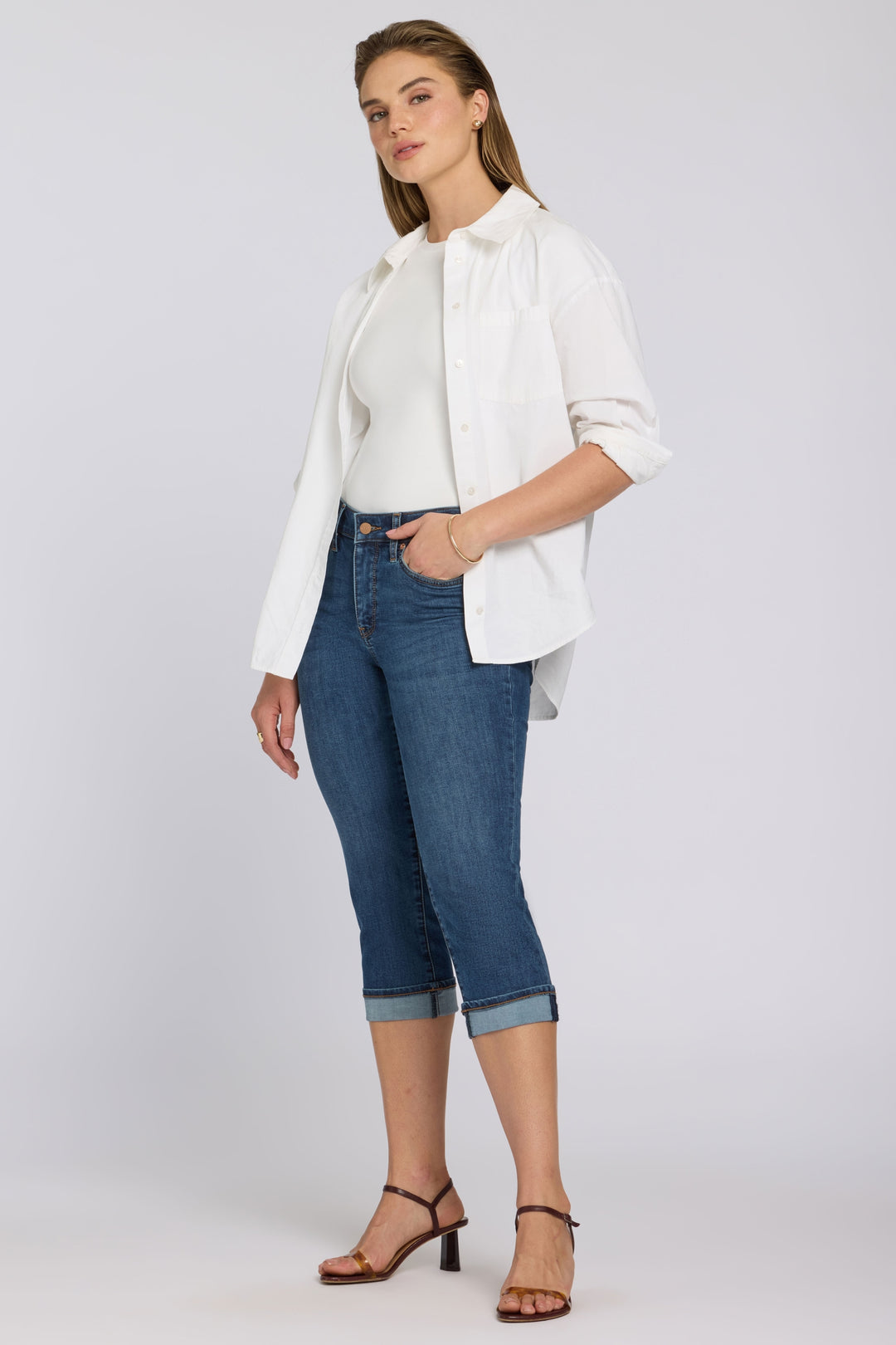 Marilyn Straight Crop Jeans In Cool Embrace® Denim | Sunset Villa | Pants | NYDJ