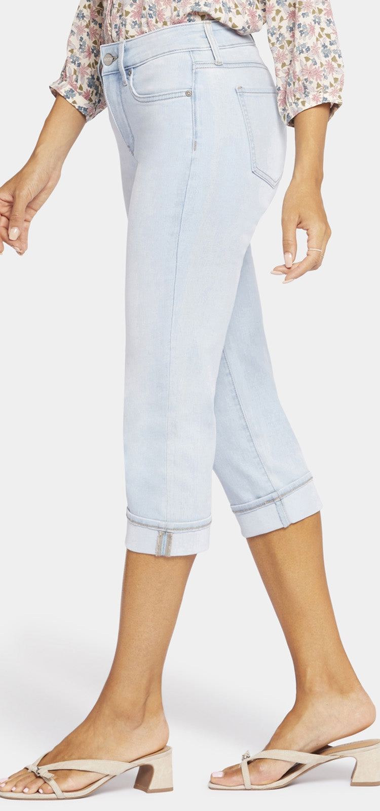 Marilyn Crop Cuff Jeans Light Blue Cool Embrace® Denim | Brightside | Pants | NYDJ