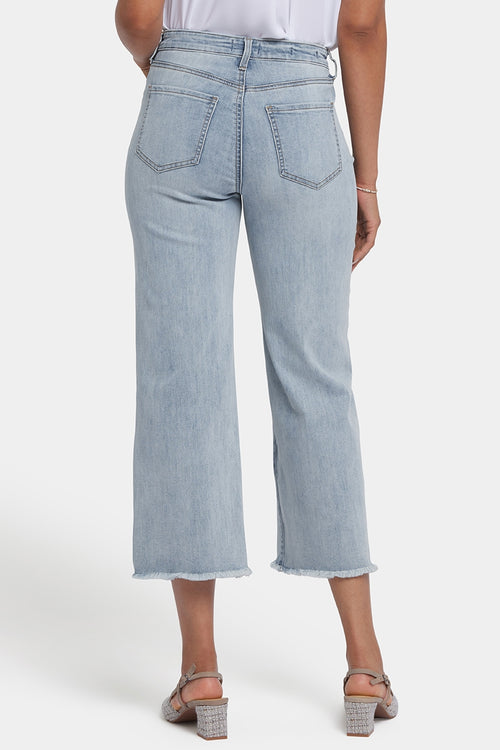 Coco Relaxed Wide Leg Crop Jeans | Santiago sea | Pants | NYDJ