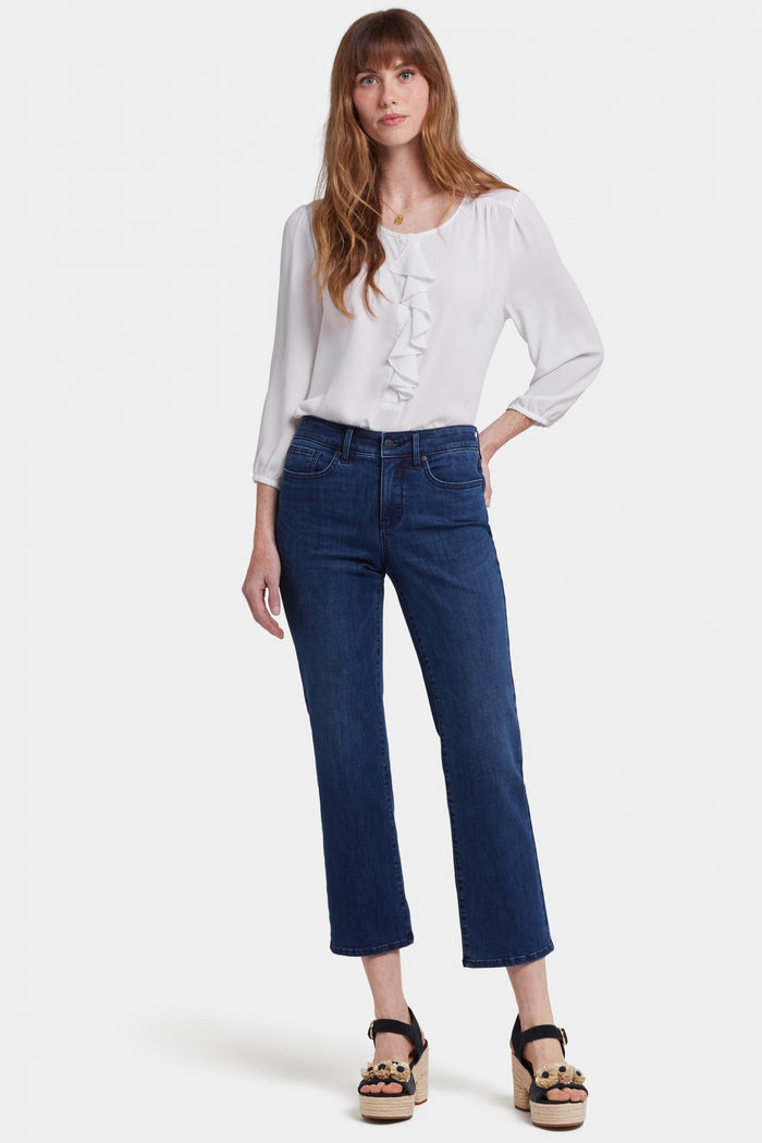 Marilyn Straight Ankle Jeans In Cool Embrace® Denim | Ibiza Blues | Denim | NYDJ