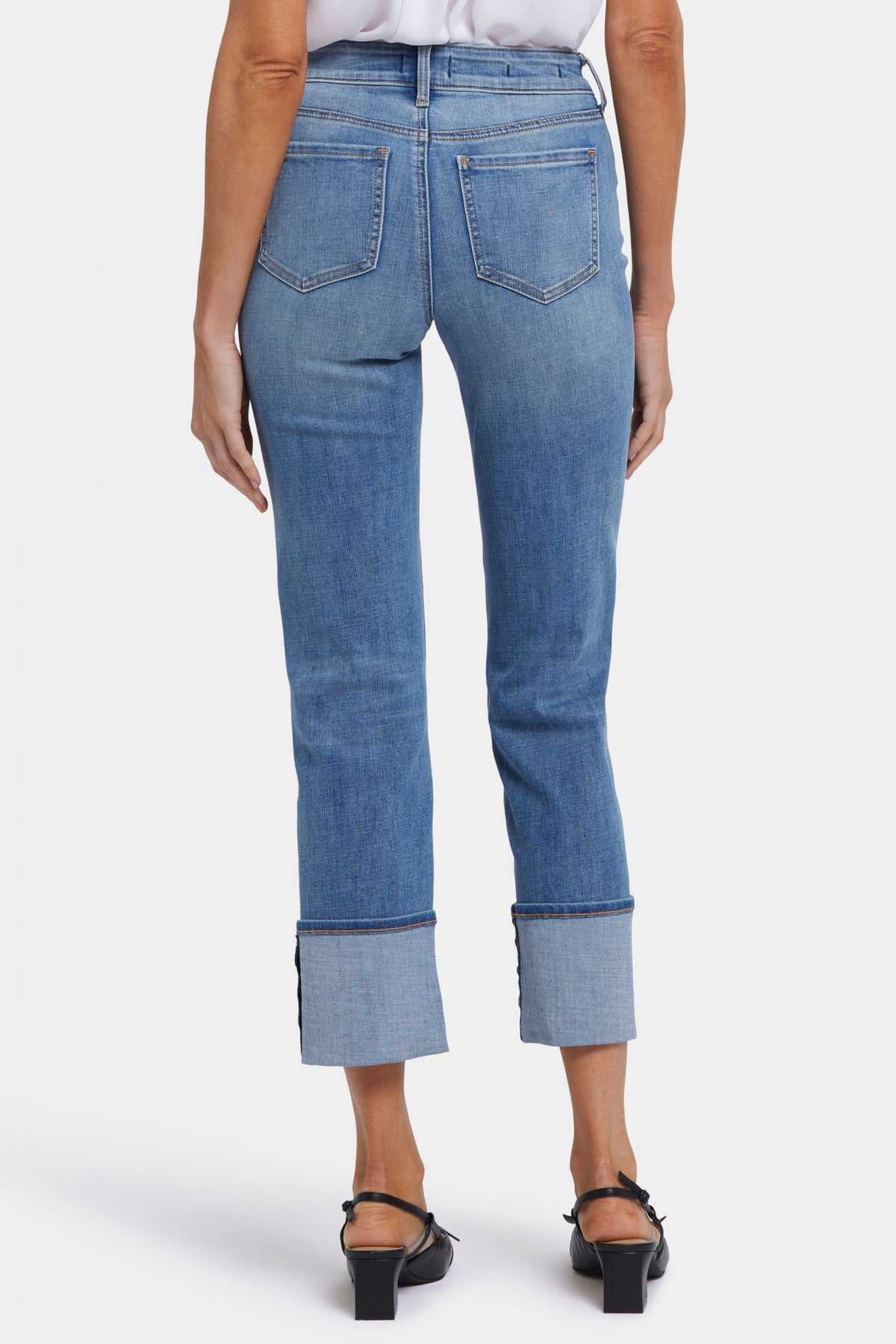 Marilyn Straight Jeans With 5" Cuffs | Barcelona Breeze | Pants | NYDJ