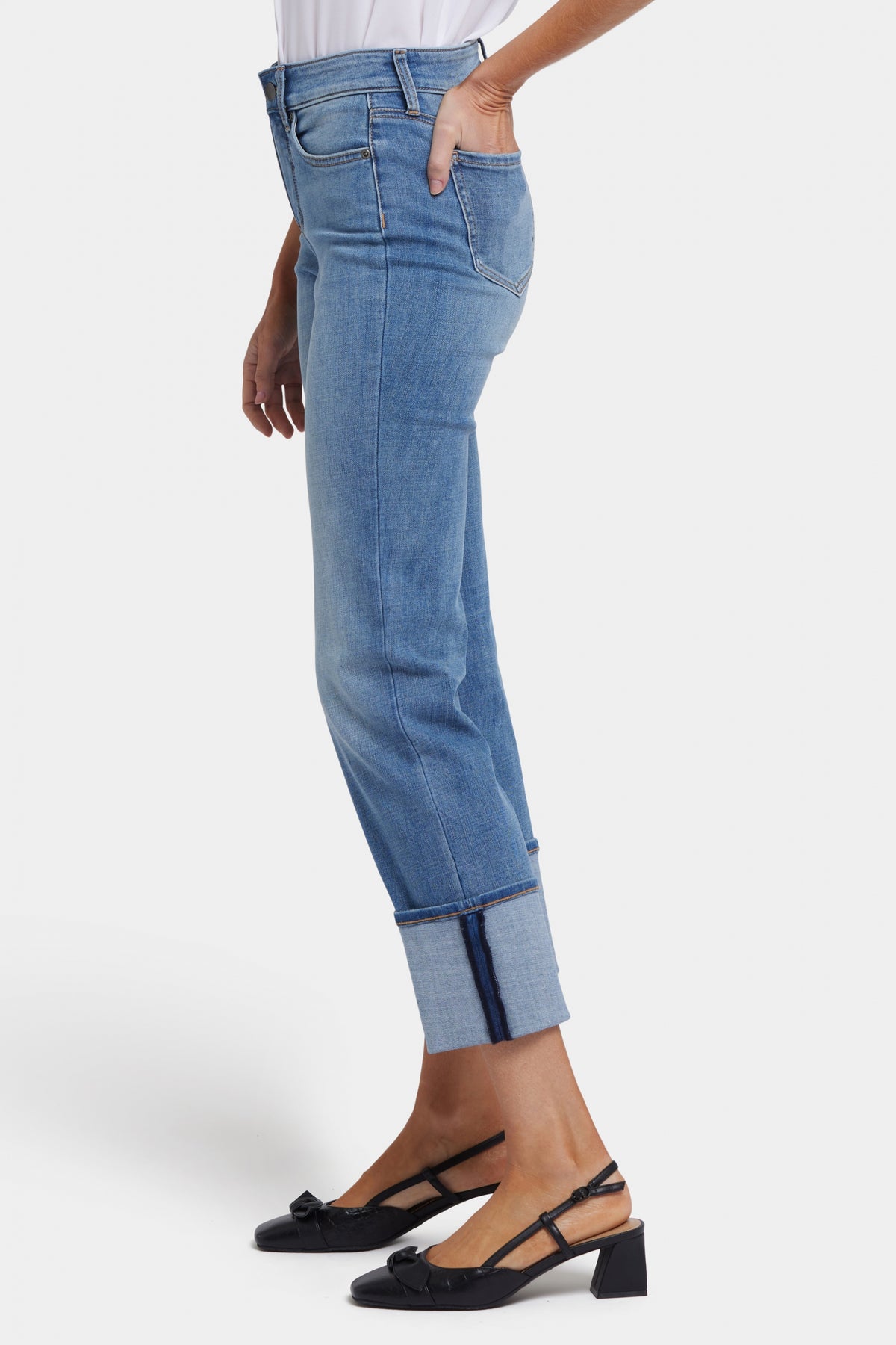 Marilyn Straight Jeans With 5" Cuffs | Barcelona Breeze | Pants | NYDJ