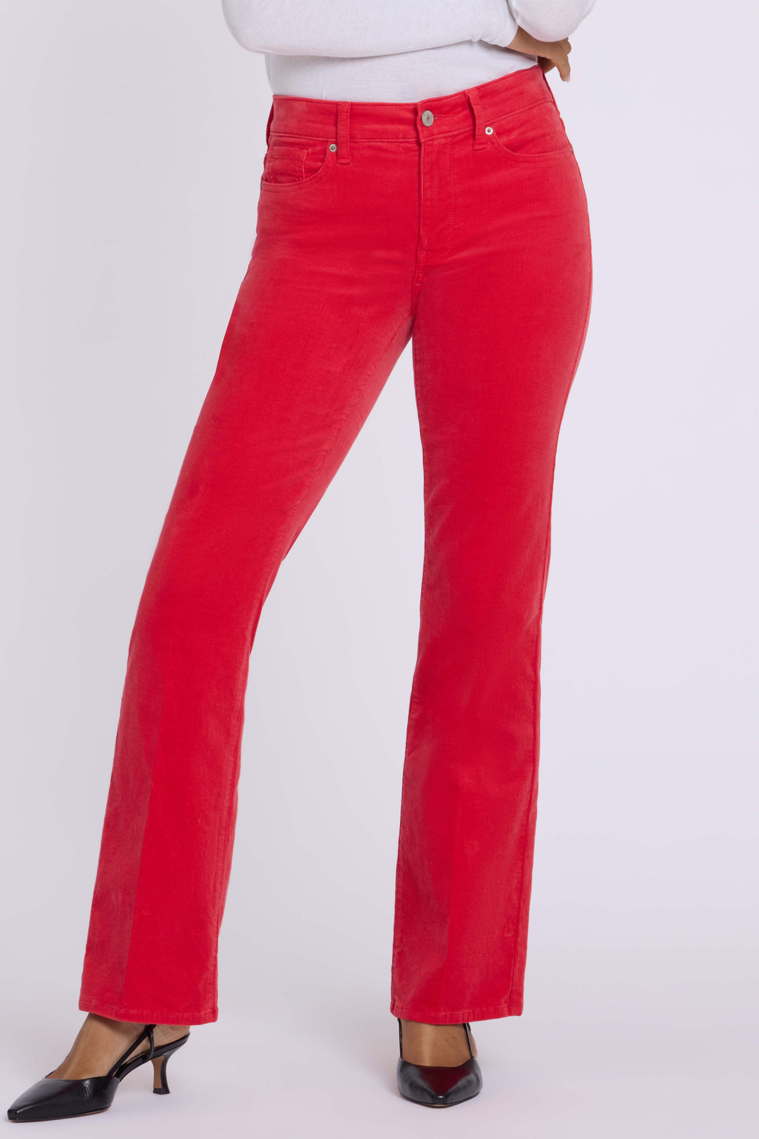 Brooklyn Bootcut Hose aus feinem Stretch-Cord | Camellia