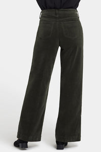 Teresa Wide Leg | Vine Leaf | Non Denim | NYDJ