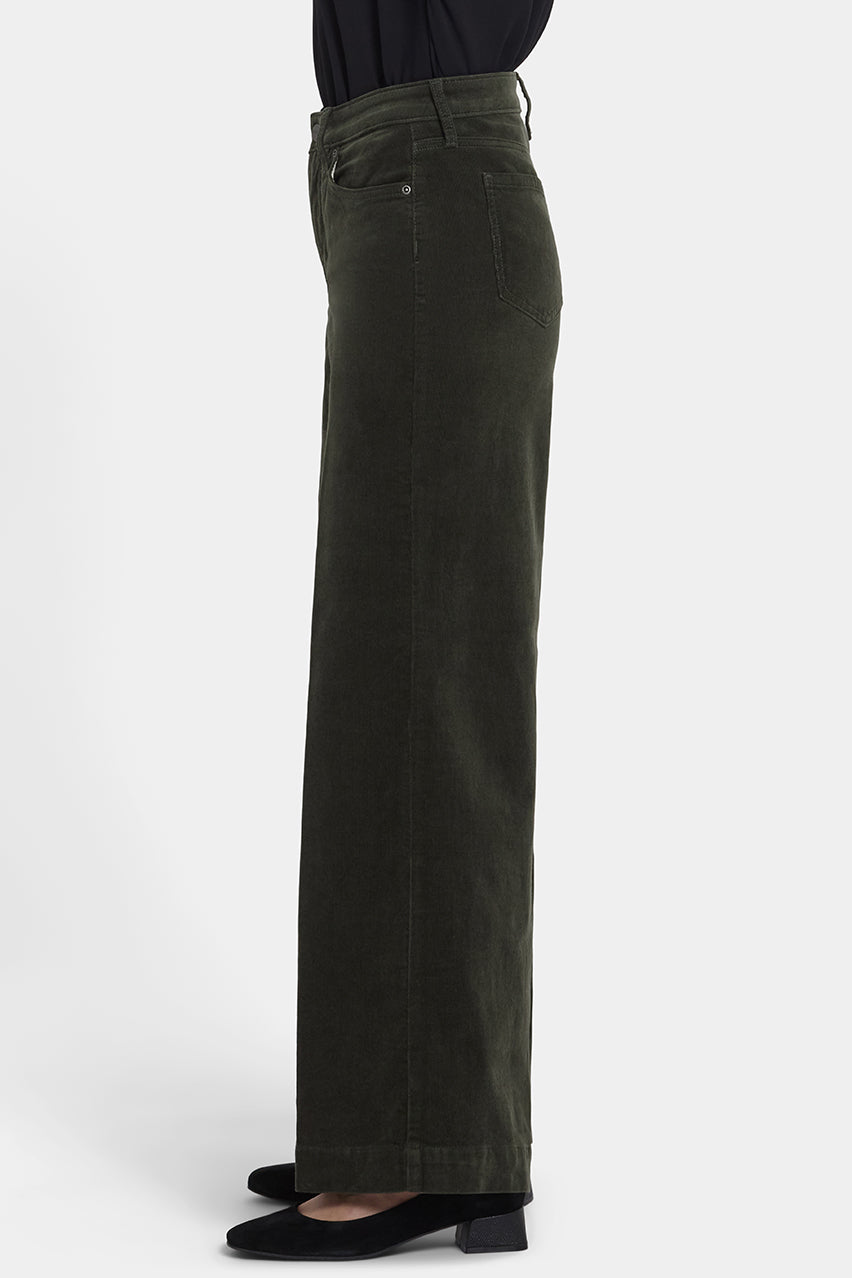 Teresa Wide Leg | Vine Leaf | Non Denim | NYDJ