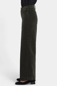 Teresa Wide Leg | Vine Leaf | Non Denim | NYDJ