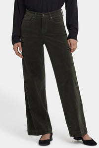 Teresa Wide Leg | Vine Leaf | Non Denim | NYDJ