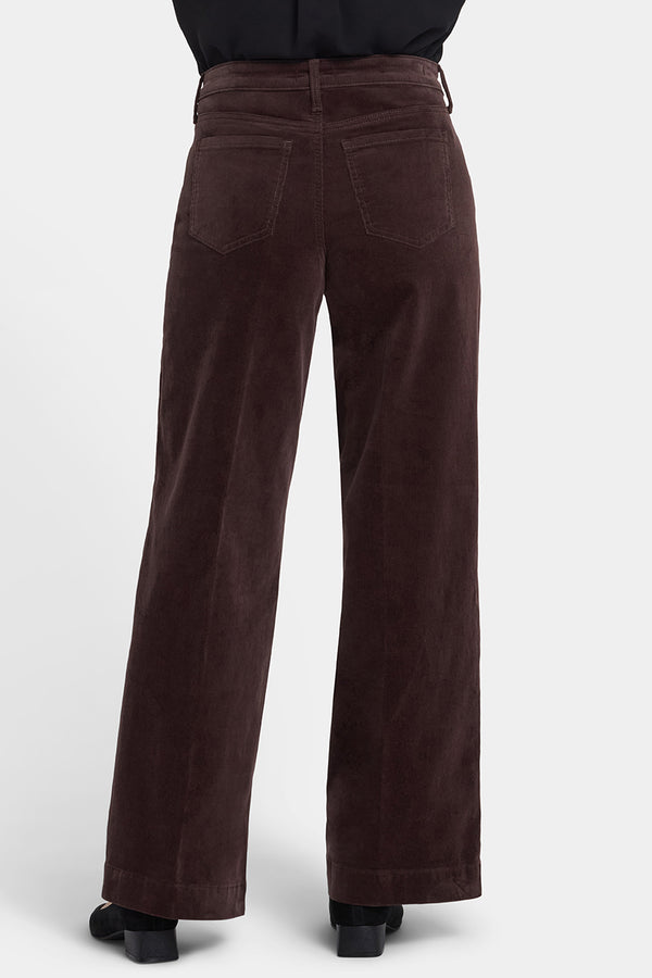 Teresa Wide Leg | Bitter Chocolate | Non Denim | NYDJ