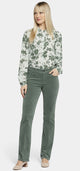 Marilyn Straight Corduroy Trouser Green | Sage Leaf | Pants | NYDJ