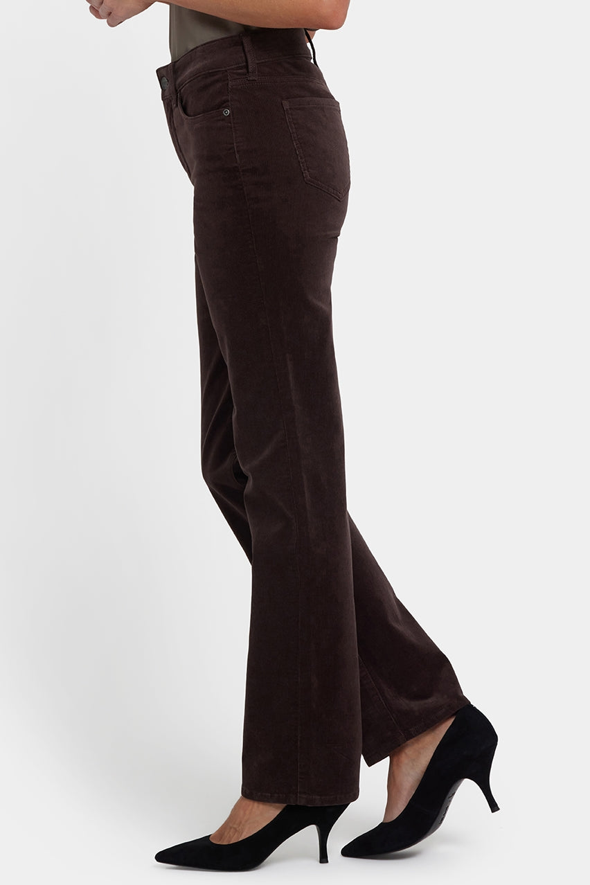 Marilyn Straight Corduroy Pants | Bitter Chocolate