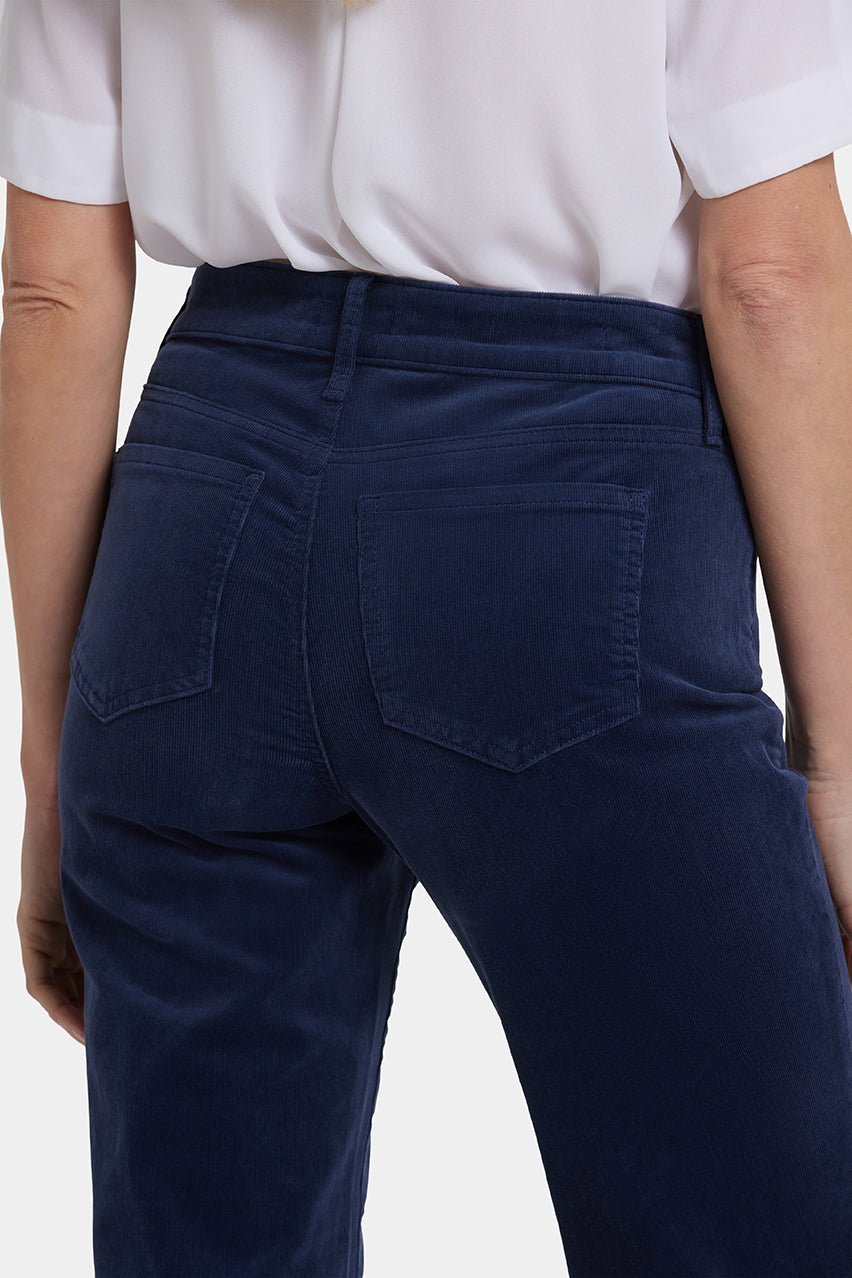 Marilyn Straight Corduroy Pants | Dark Night