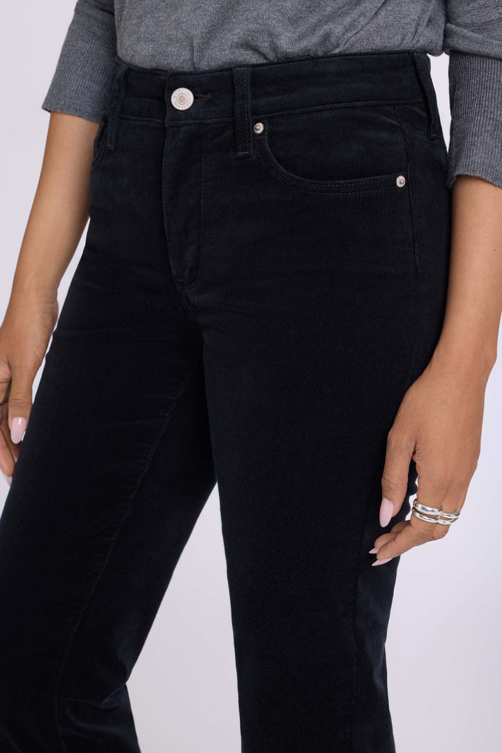 Marilyn Straight Corduroy Pants | Black