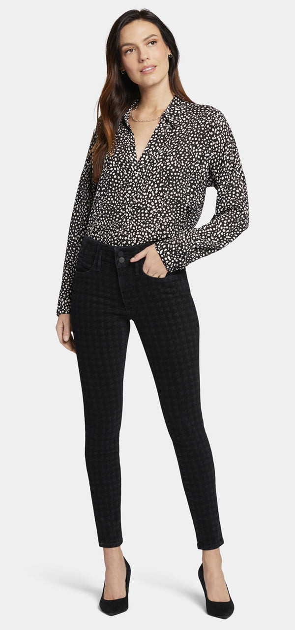 Ami Skinny Jeans Houndstooth Premium Denim | Houndstooth | Pants | NYDJ