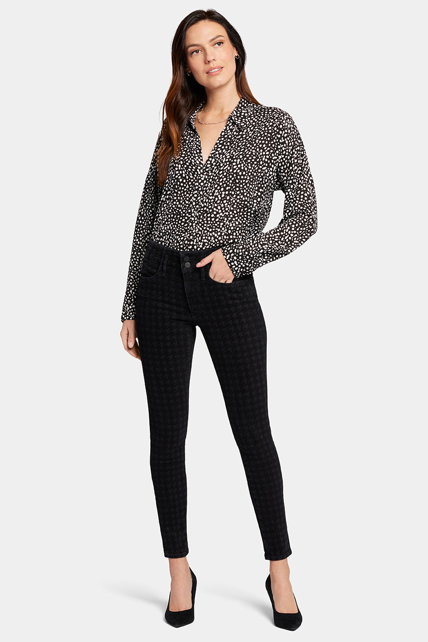 Ami Skinny Jeans Houndstooth Premium Denim | Houndstooth | Pants | NYDJ