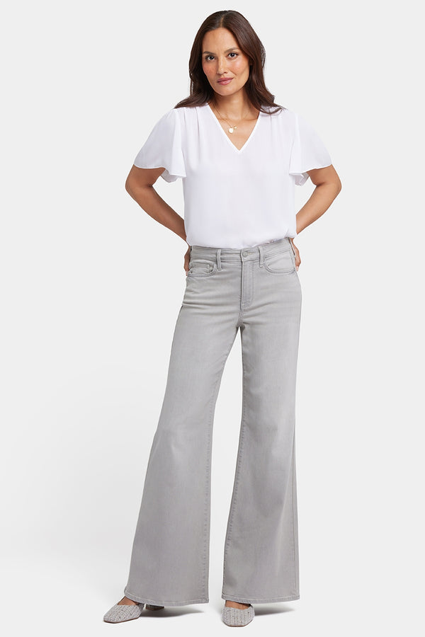 Mia Palazzo Jeans With High Rise | Grenada Mist | Pants | NYDJ