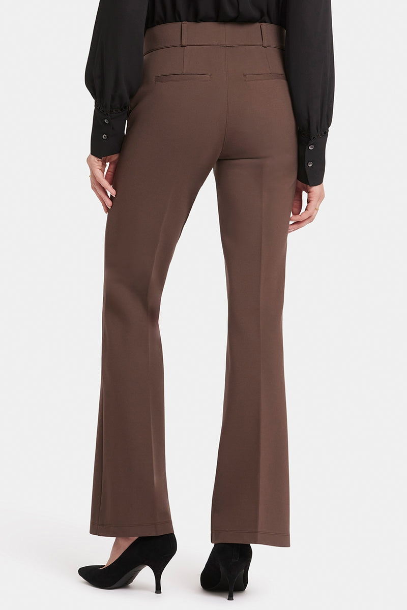 Flare Pull-On Sculpt-Her™ Trouser Brown | Coffee Bean | Pants | NYDJ