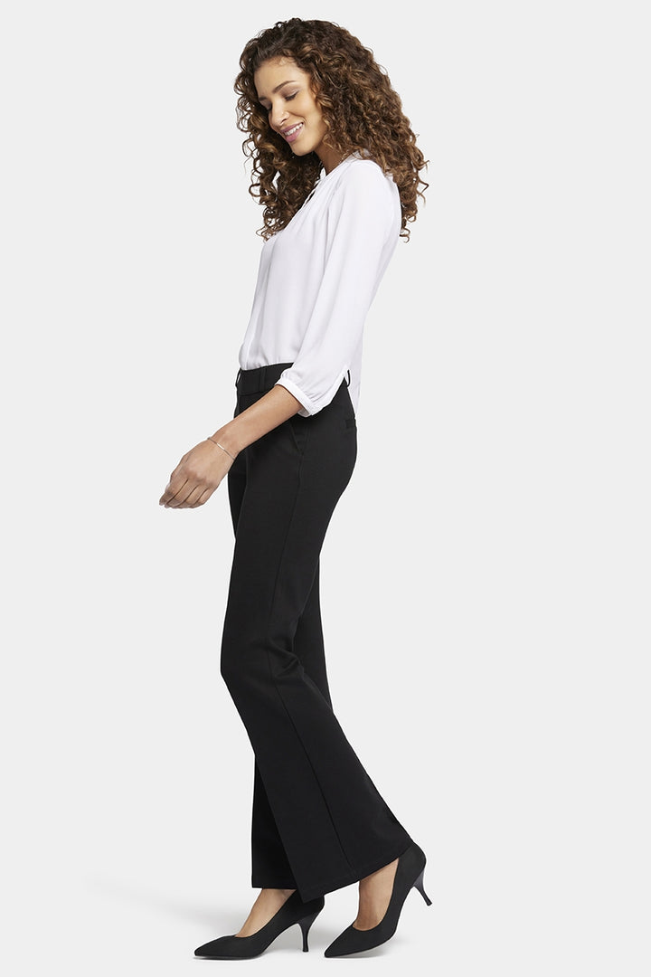 Pull-On Flared Sculpt-Her™ Trouser | Black