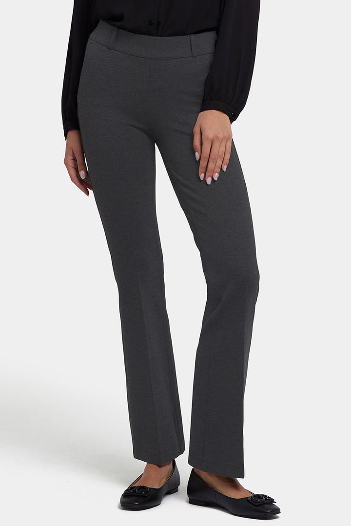 Flare Pull-On Sculpt-Her™ Hose | Charcoal Heather