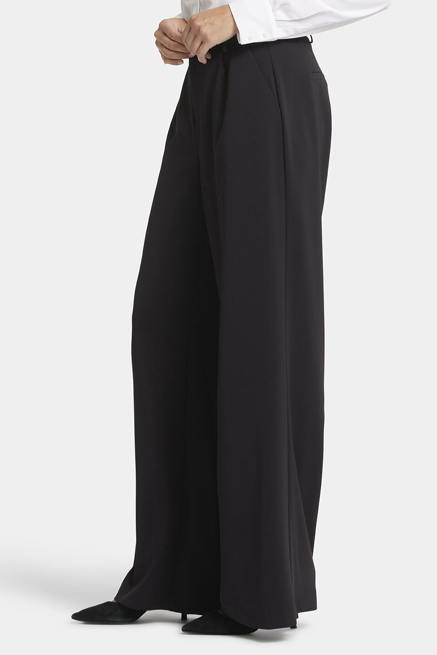 Wide Leg Trouser Black | Black | Trouser | NYDJ