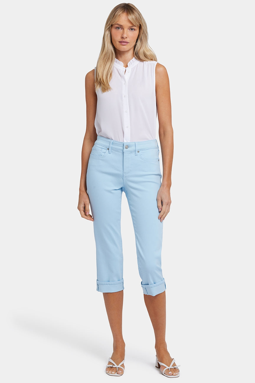 Marilyn Straight Crop Jeans In Cool Embrace® Denim | Aquatic | Pants | NYDJ