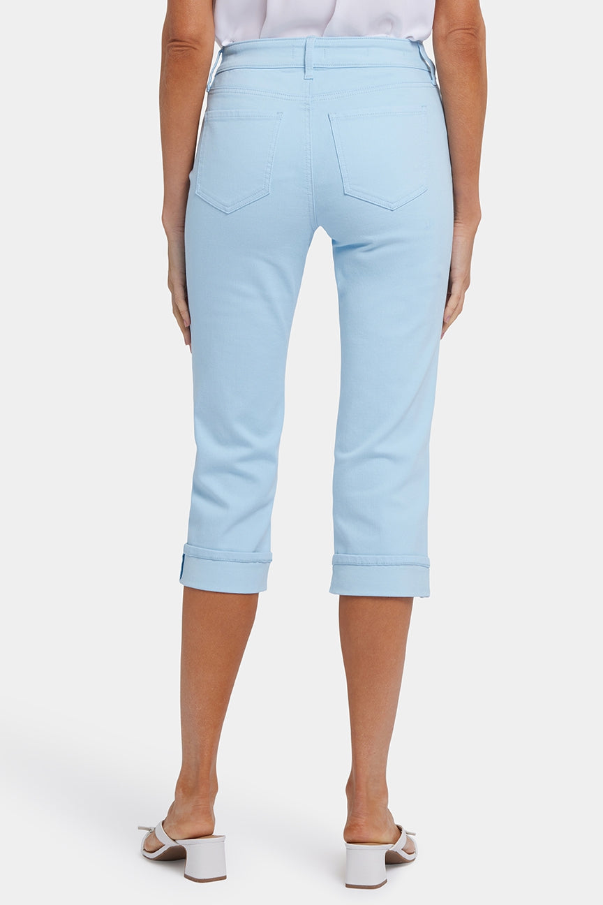 Marilyn Straight Crop Jeans in Cool Embrace® Denim | Aquatic