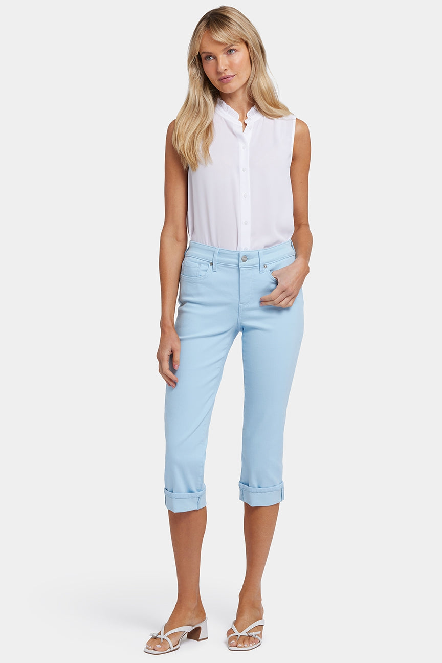 Marilyn Straight Crop Jeans in Cool Embrace® Denim | Aquatic