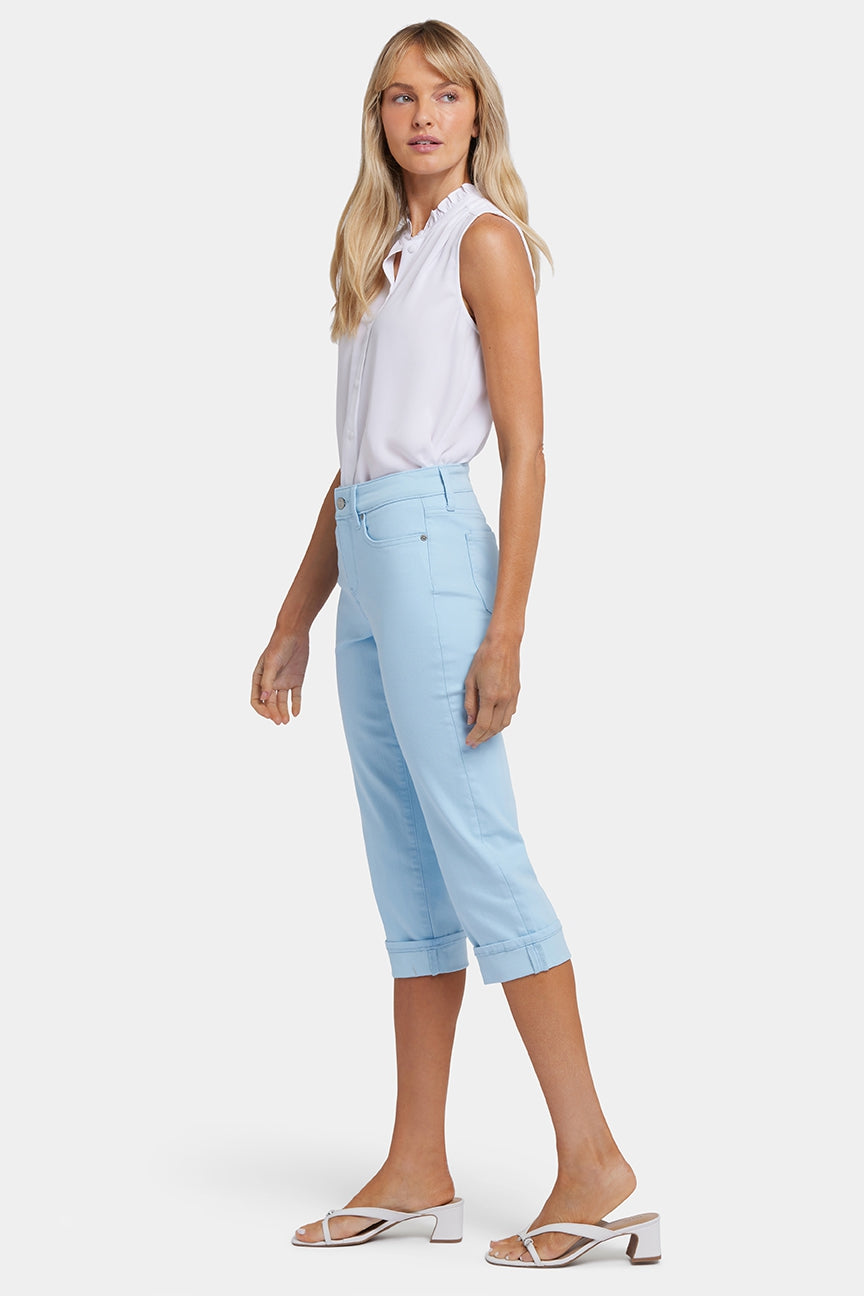 Marilyn Straight Crop Jeans in Cool Embrace® Denim | Aquatic