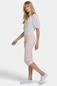 Marilyn Straight Crop Jeans In Cool Embrace® Denim With Cuffs | Crystal Pink | Pants | NYDJ