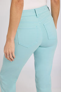 Marilyn Straight Crop Jeans In Cool Embrace® Denim | Aqua Haze