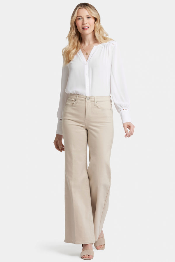 Mia Palazzo Jeans With High Rise | Feather | Pants | NYDJ