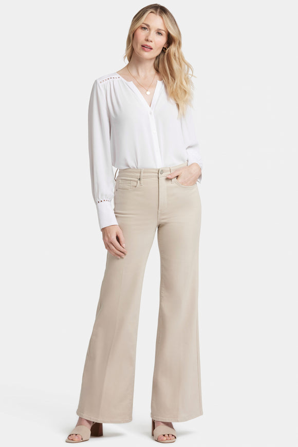 Mia Palazzo Jeans In Petite With High Rise | Feather | Pants | NYDJ