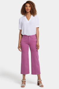 Teresa Wide Leg Ankle Jeans | Red Violet | Pants | NYDJ