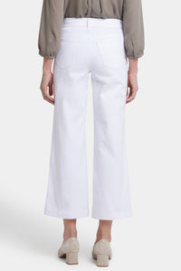 Waist-Match™ Teresa Wide Leg Ankle Jeans | Optic White | Pants | NYDJ