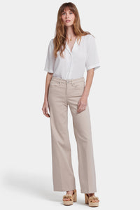 Teresa Wide Leg Jeans | Feather | Pants | NYDJ