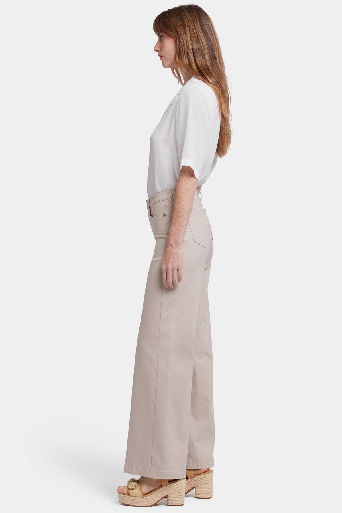 Teresa Wide Leg Jeans | Feather | Pants | NYDJ