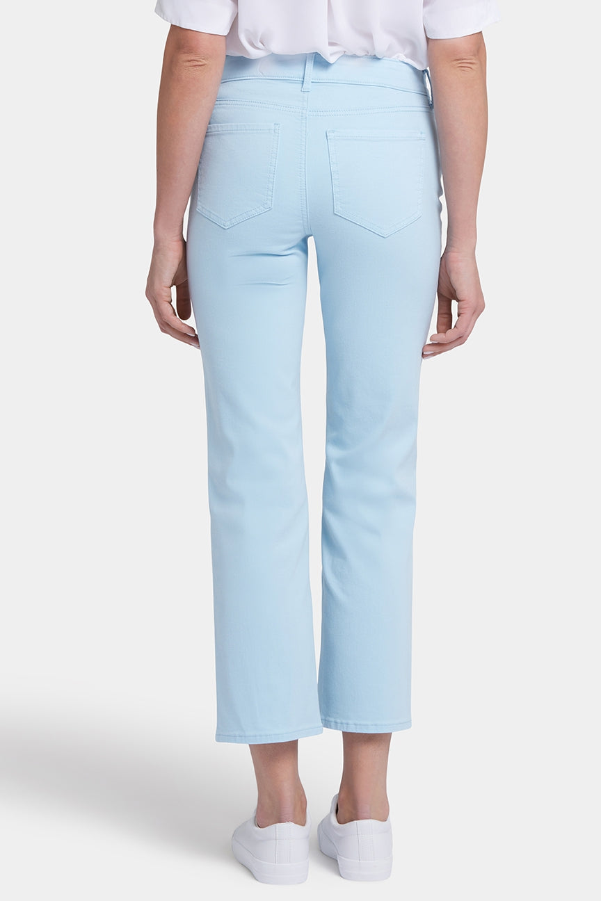 Marilyn Straight Ankle Jeans | Aquatic | Denim | NYDJ