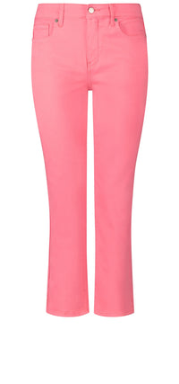 Marilyn Straight Ankle Jeans Pink Coloured Denim | Pink Punch | Denim | NYDJ