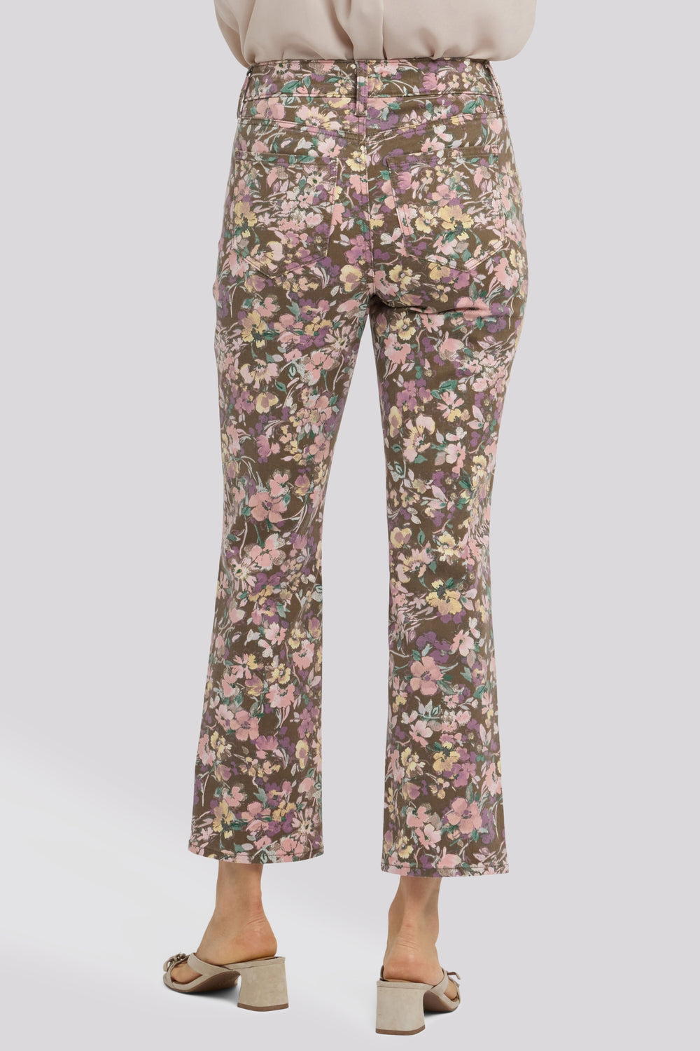 Marilyn Straight Ankle Jeans With High Rise | Earth Blooms | Denim | NYDJ
