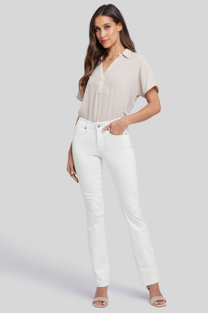 Waist-Match™ Marilyn Straight Jeans | Optic White | Pants | NYDJ