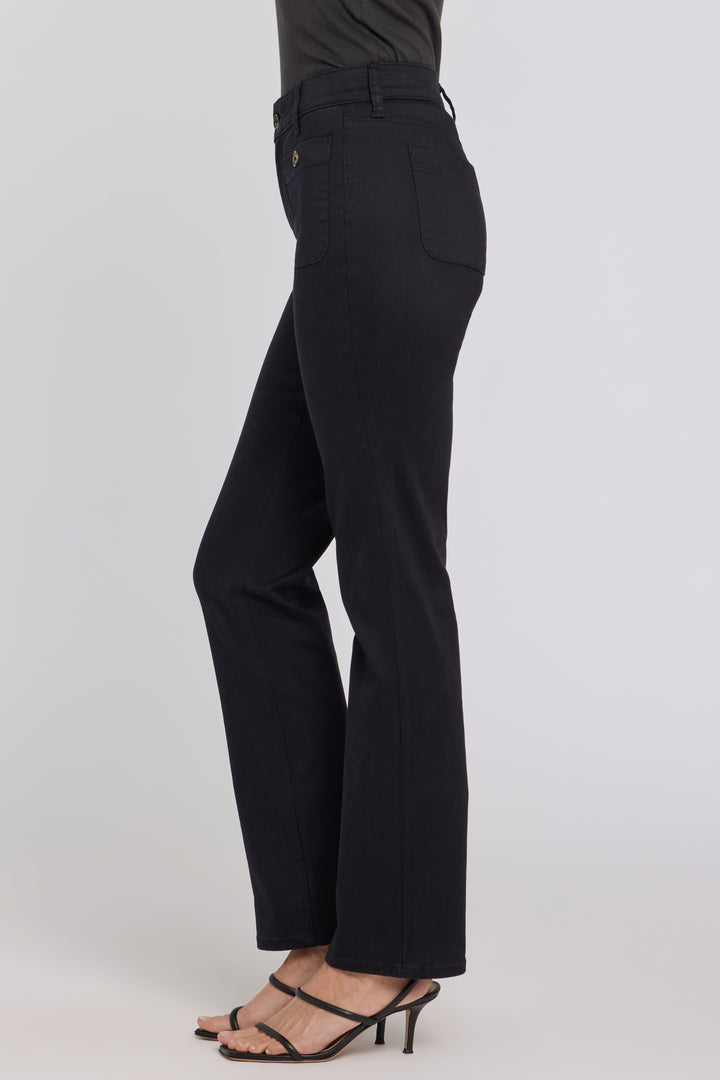 Marilyn Straight Jeans | Black | Denim | NYDJ