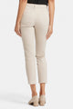 Sheri Slim Ankle Jeans Frayed Hems Beige Coloured Denim | Feather | Pants | NYDJ